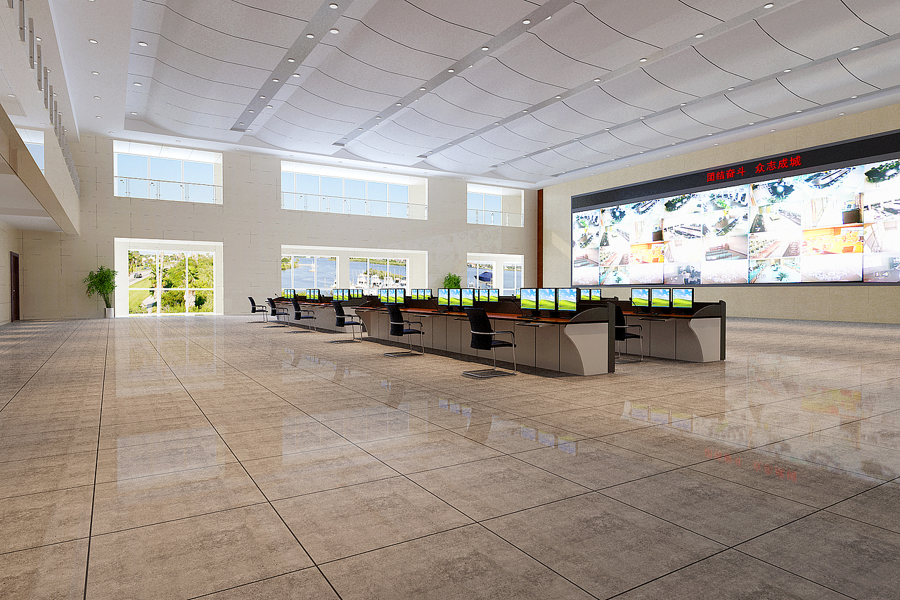 济宁某单位调度室（图ZMTAzNzIzMDA=） - 家装设计 - 站酷设计师wangzhongsai原创素材 - 站酷ZCOOL