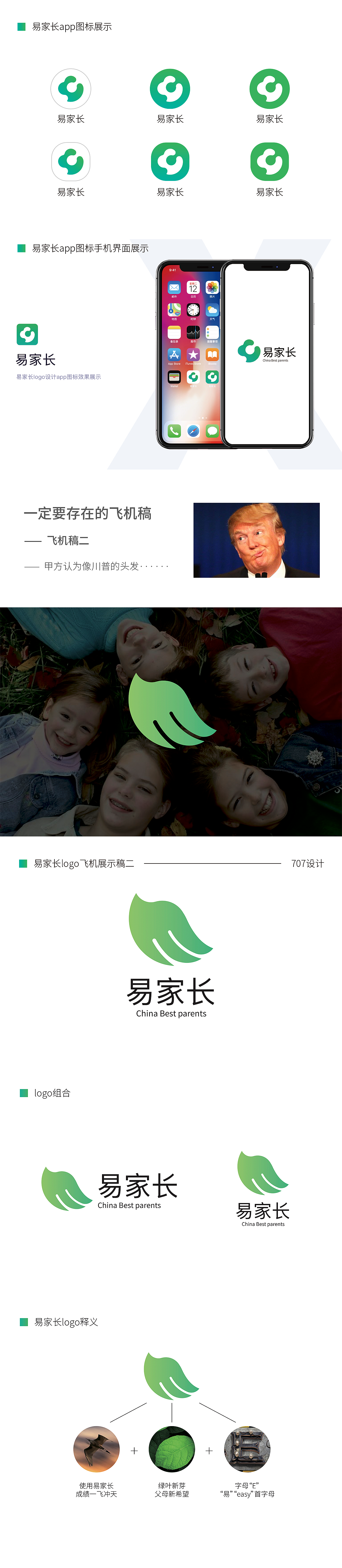 707设计 | 易家长儿童教育标志设计（图ZMTI2MDA1MTc2） - Logo - 站酷设计师锚点创意原创素材 - 站酷ZCOOL