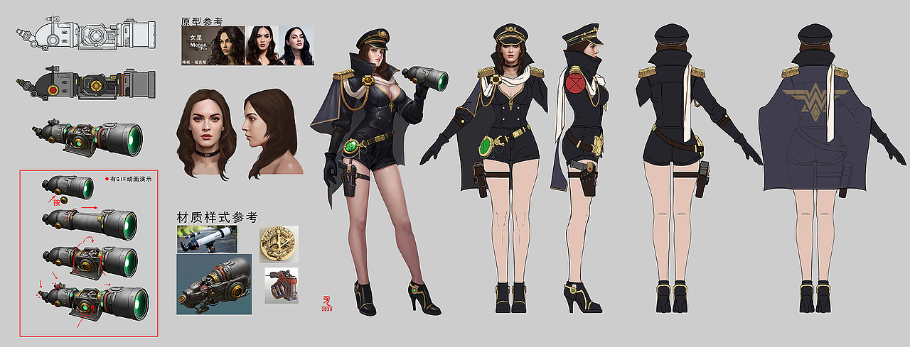 游戏角色设计（图ZMjc3NTk1NzQ4） - 游戏原画 - 站酷设计师胡子哥爱画画原创素材 - 站酷ZCOOL
