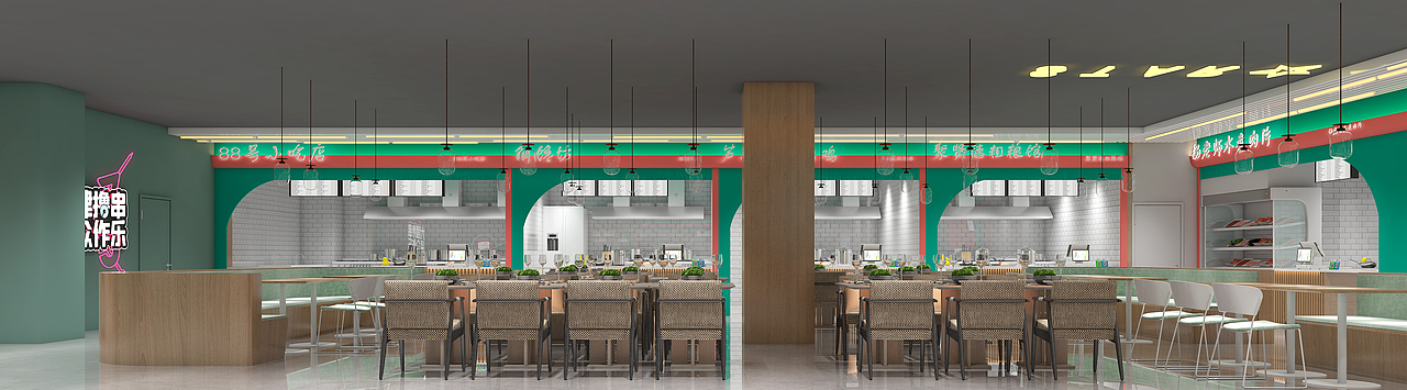 美都汇项目效果图展示（图ZMjg5MjQ0NTQ0） - 酒店餐饮设计 - 站酷设计师Adavisu原创素材 - 站酷ZCOOL