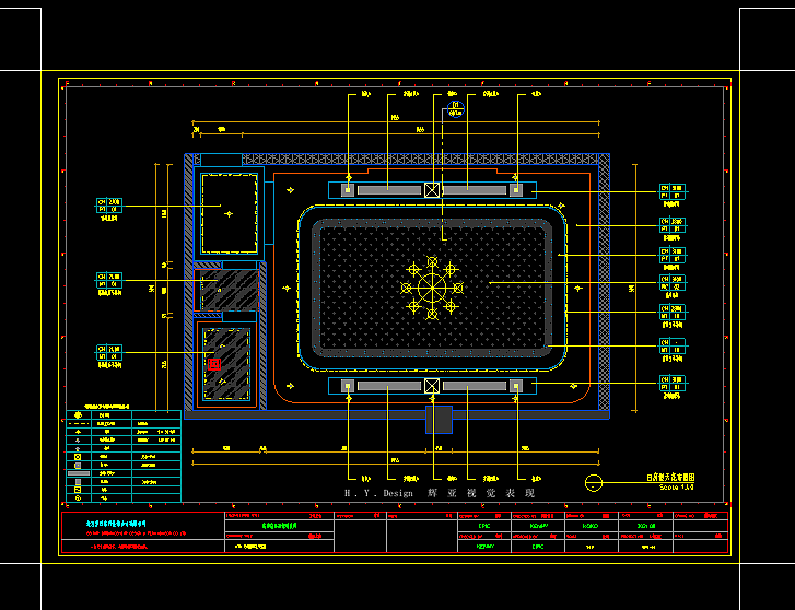 KTV效果图加施工图