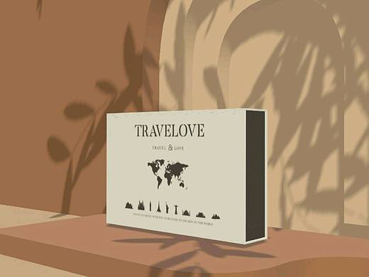 🍫壹伴travelove巧克力包装设计（个人主页-ZNjI3MzczMjQ=） - 包装 - 站酷设计师不会画画的donkey原创素材 - 站酷ZCOOL