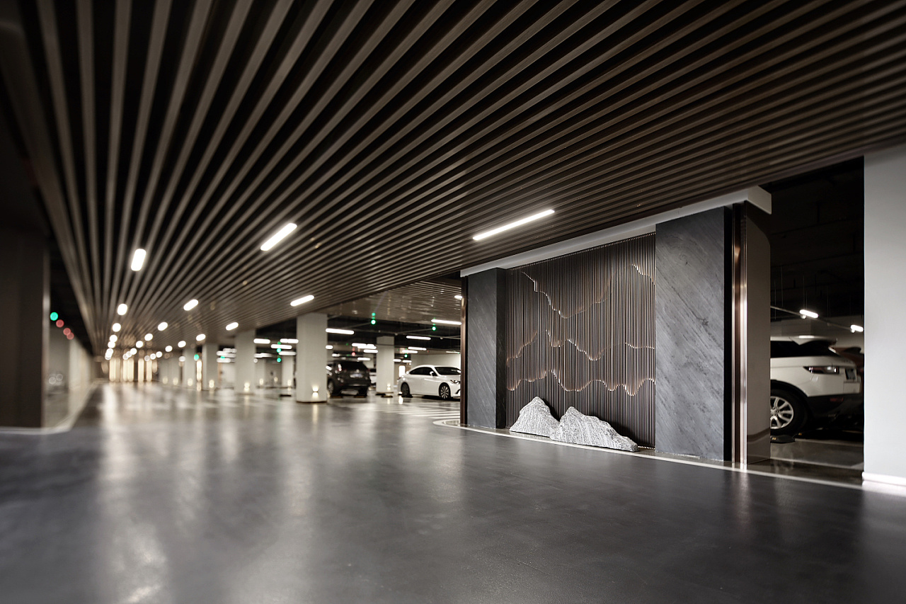 酷炫停车场停车场环境拍摄停车场空间拍摄车库拍摄