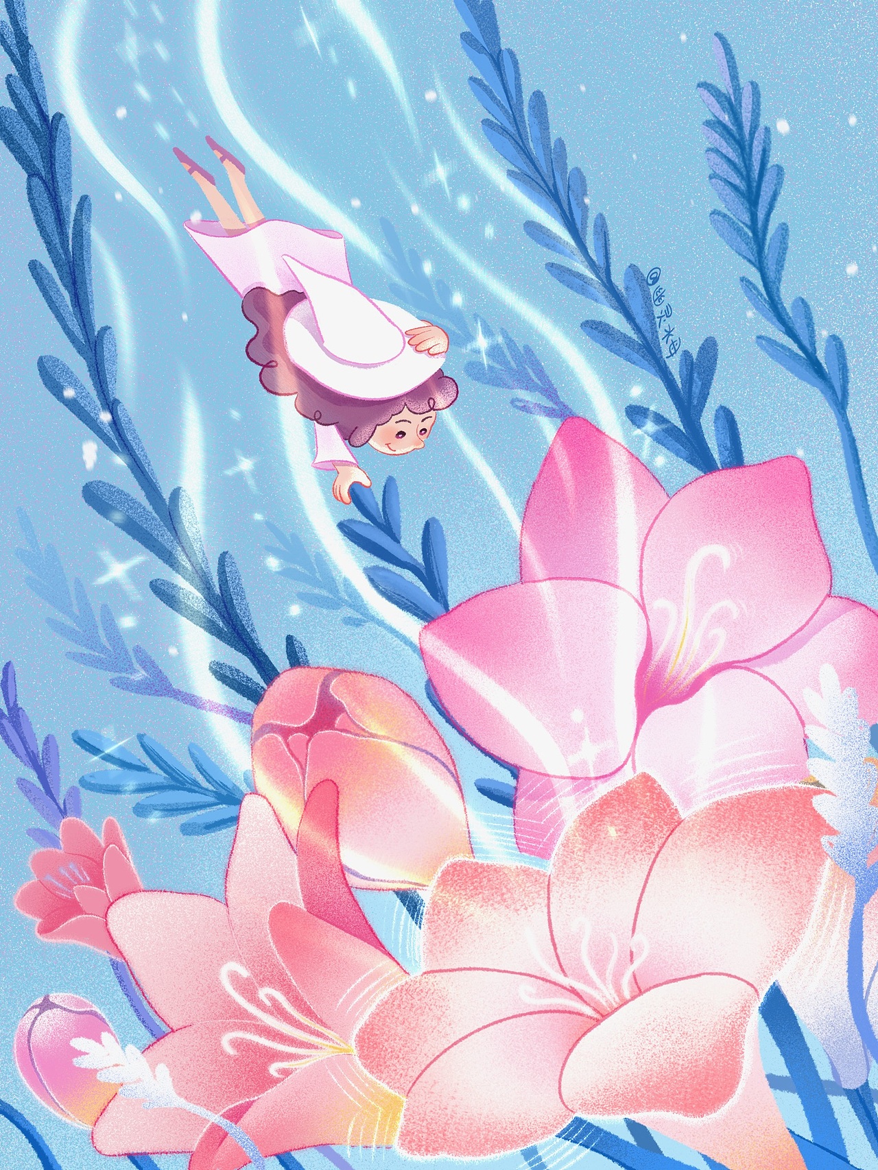 花园一梦｜植物主题插画（二）（图ZMzczOTk2ODI4） - 儿童插画 - 站酷设计师幽灵水母_原创素材 - 站酷ZCOOL