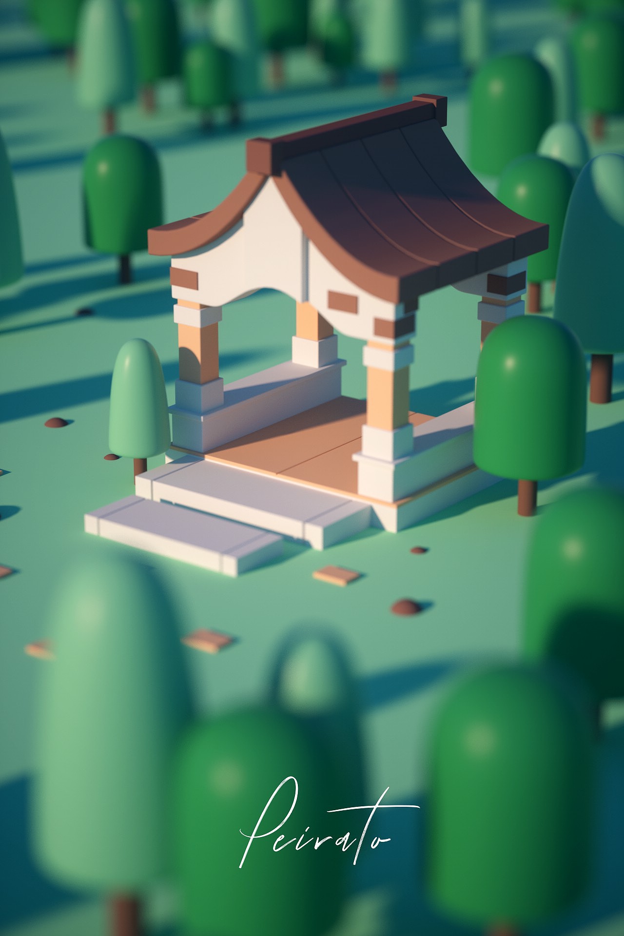 Low Poly风格作品【附教程】（图ZMjI0ODI2NDcy） - 场景 - 站酷设计师Peirato原创素材 - 站酷ZCOOL