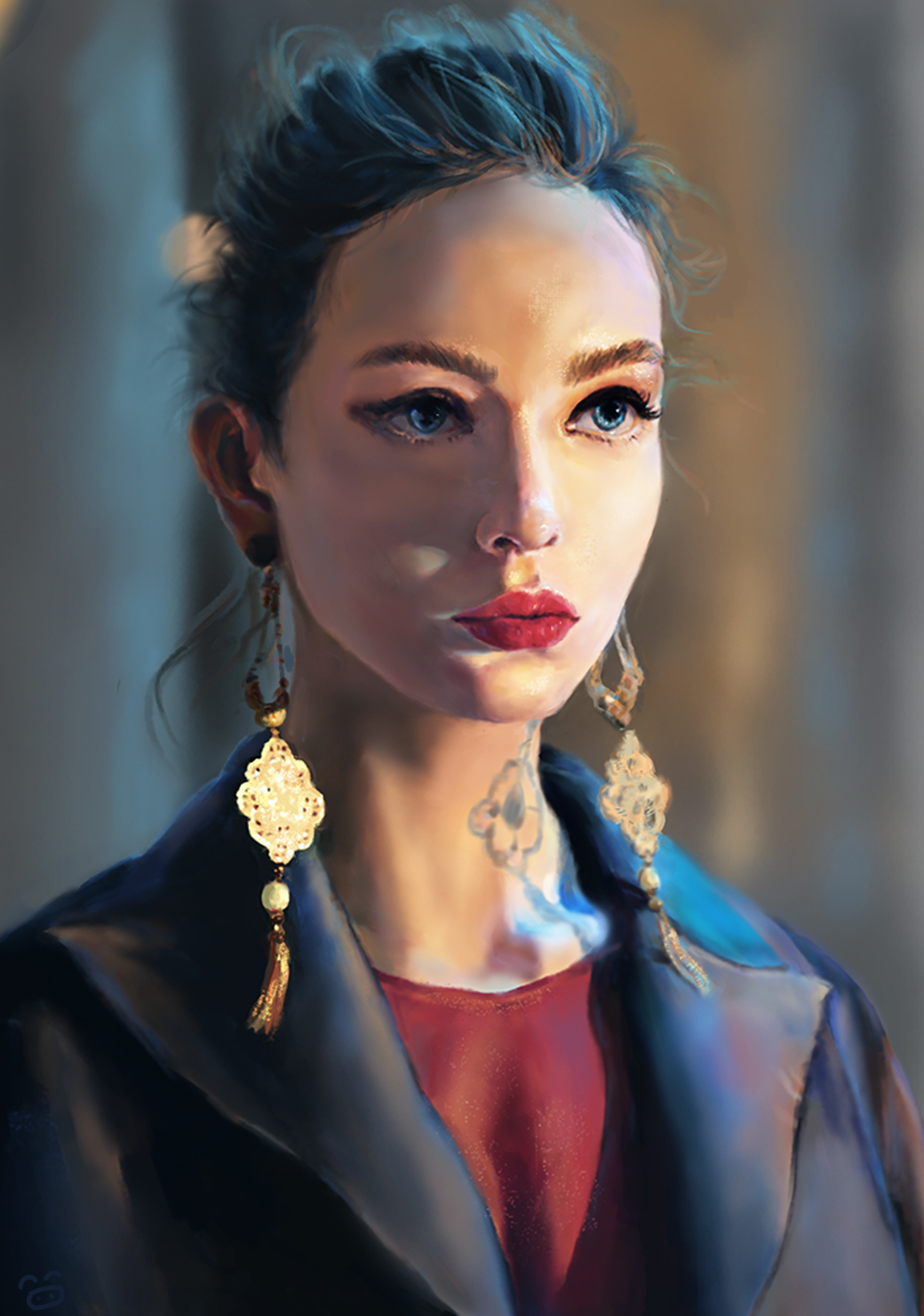 画个彩色人头~|插画|创作习作|大灵灵灵子 - 原创作品 - 站酷 (zcool)