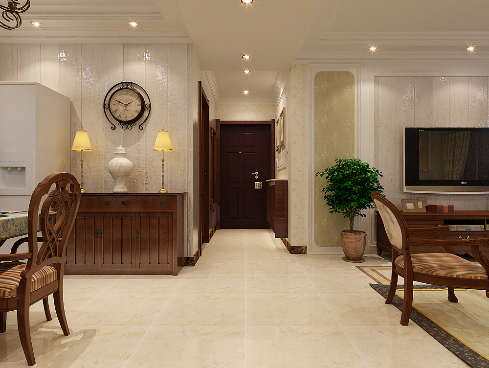 【天海誉天下装修】-139㎡三室两厅-简约美式