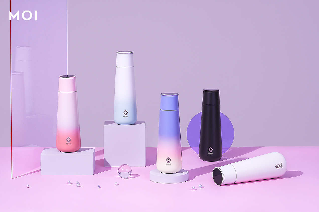 suai小水怪｜智能保温杯（图ZMjQwNzIwNjMy） - 产品摄影 - 站酷设计师MOl摩尔原创素材 - 站酷ZCOOL