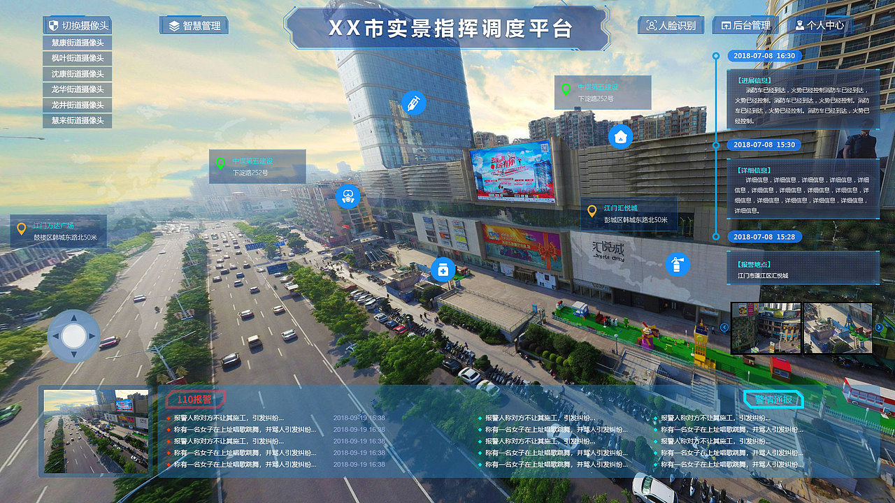 某市AR实景调控系统