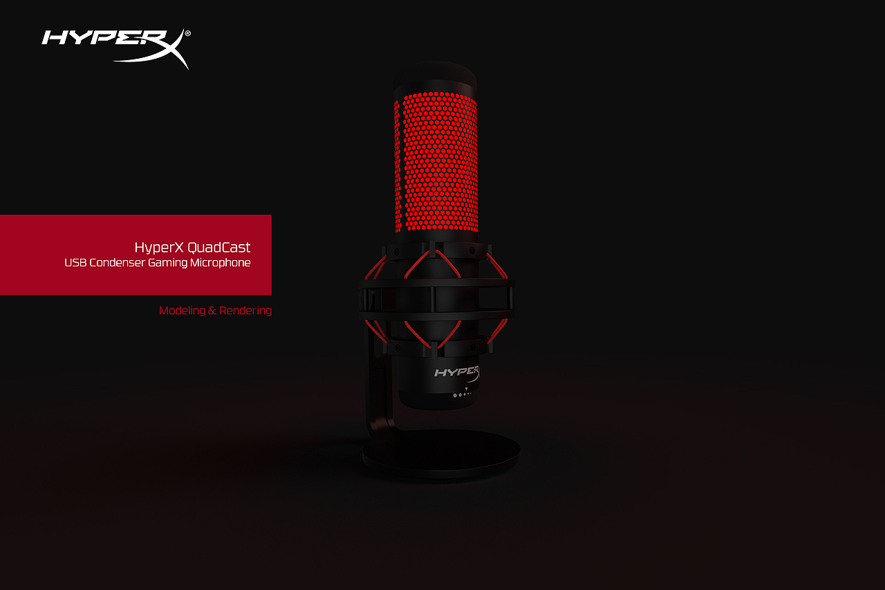 HyperX QuadCast 3D - 骇客声浪游戏麦克风