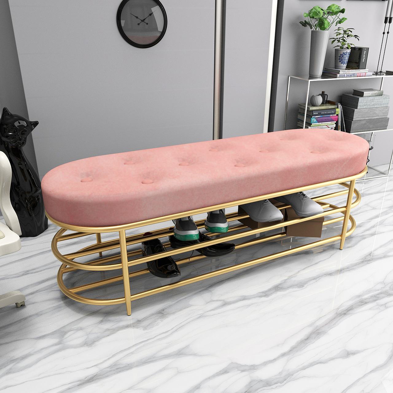 简约家具鞋凳建模渲染（redshift for c4d）（图ZMTk4OTA5NjYw） - 产品 - 站酷设计师叁月设计原创素材 - 站酷ZCOOL