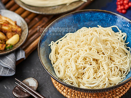 鲜香四溢|蟹黄面|上海美食拍摄