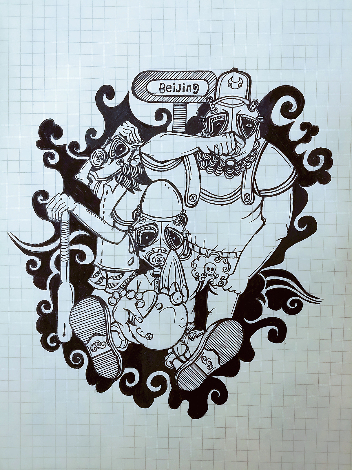 雾霾（图ZNzQ0NDUxMjA=） - 图案 - 站酷设计师小妮er原创素材 - 站酷ZCOOL