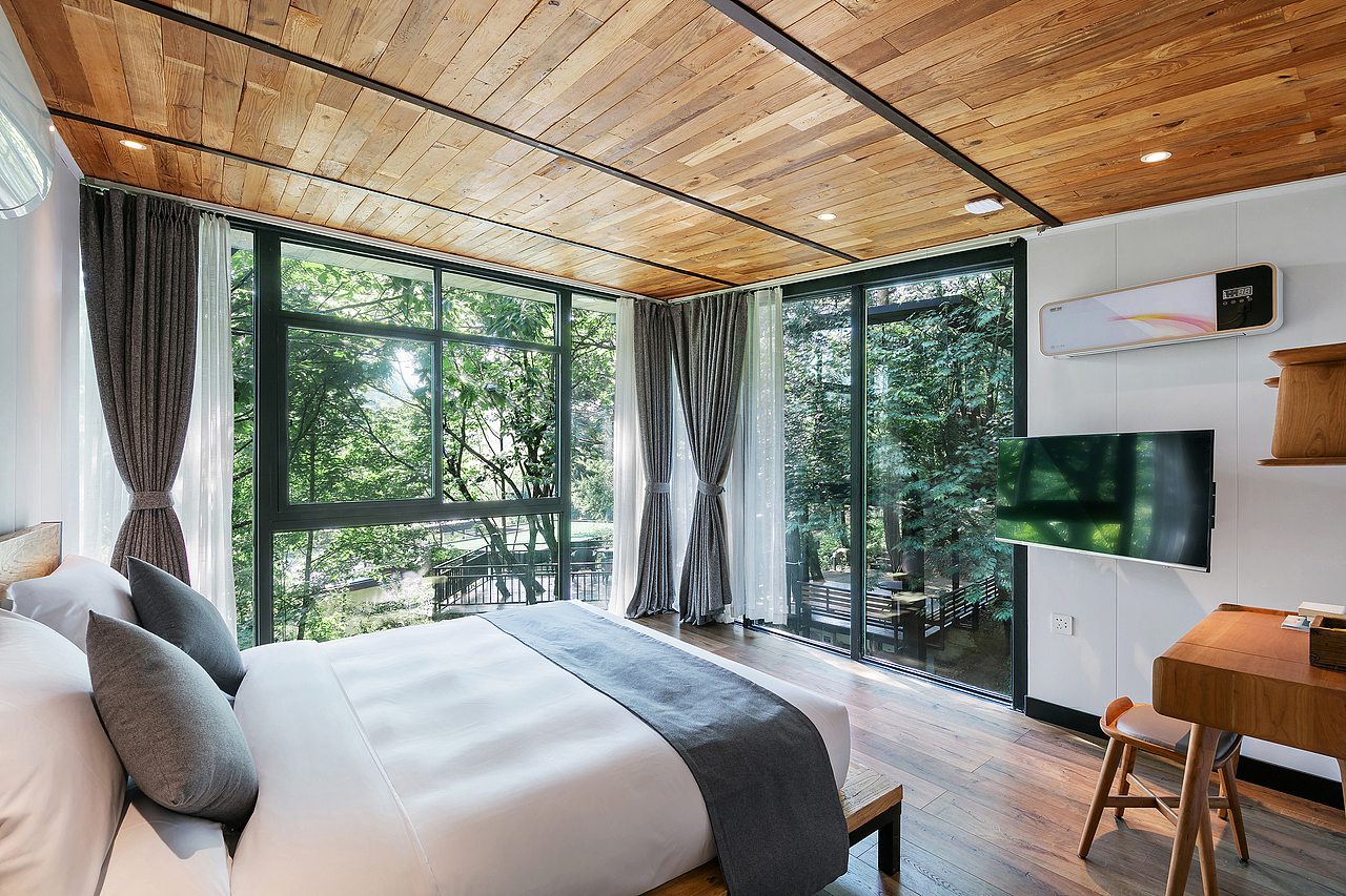 酒店建筑拍摄-建德云漫松间民宿