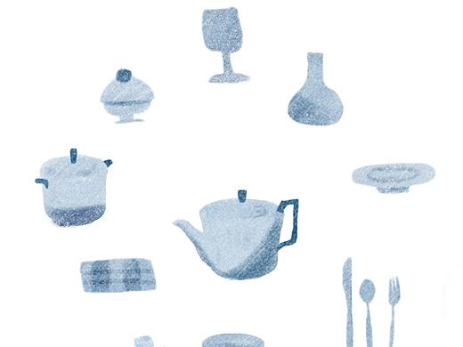 原创插画设计-纹理风格的小器皿（个人主页-ZNDg4OTk2MTY=） - 创作习作 - 站酷设计师夏生nico原创素材 - 站酷ZCOOL