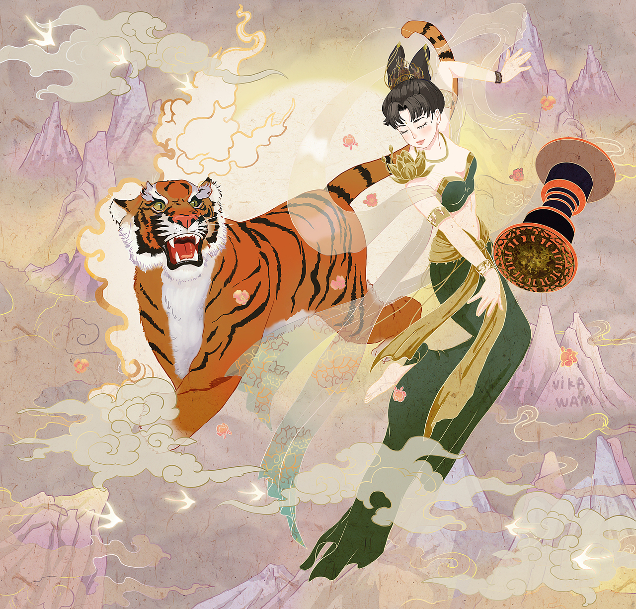 仙乐飘飘（图ZMjI5NDU0OTg4） - 商业插画 - 站酷设计师vika_kaka原创素材 - 站酷ZCOOL