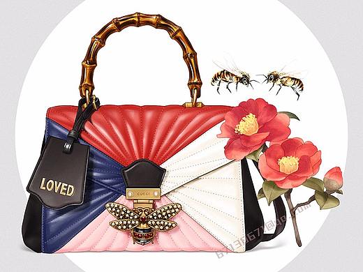 喜欢的包包(Chloe/Gucci/Dior/Chanel)插画－不断补充