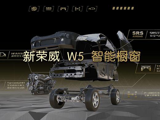 上海车展2015-荣威W5智能橱窗