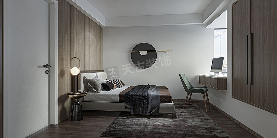 保利山庄梧桐/海棠装修,跃层户型现代简约设计效果图（图ZMTk2ODgyNjky） - 家装设计 - 站酷设计师天古装饰设计师T原创素材 - 站酷ZCOOL