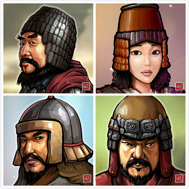 睿哥学画的黑历史-最差劲的三国人物头像（图ZMTM4MjgwOTMy） - 创作习作 - 站酷设计师睿画三国原创素材 - 站酷ZCOOL