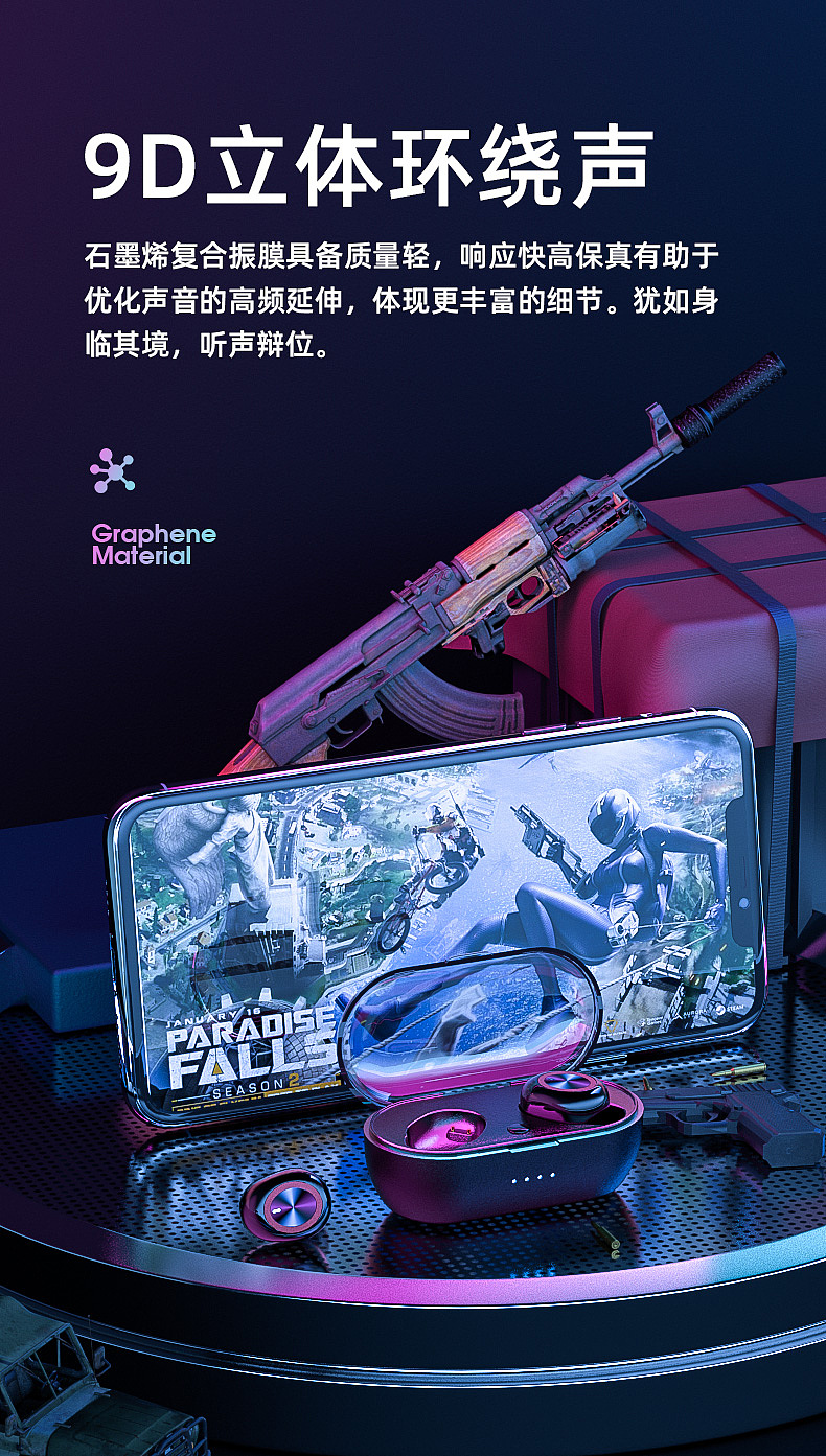 蓝牙耳机详情页（图ZMjU0NDU4ODgw） - 产品 - 站酷设计师宽油竹鼠原创素材 - 站酷ZCOOL