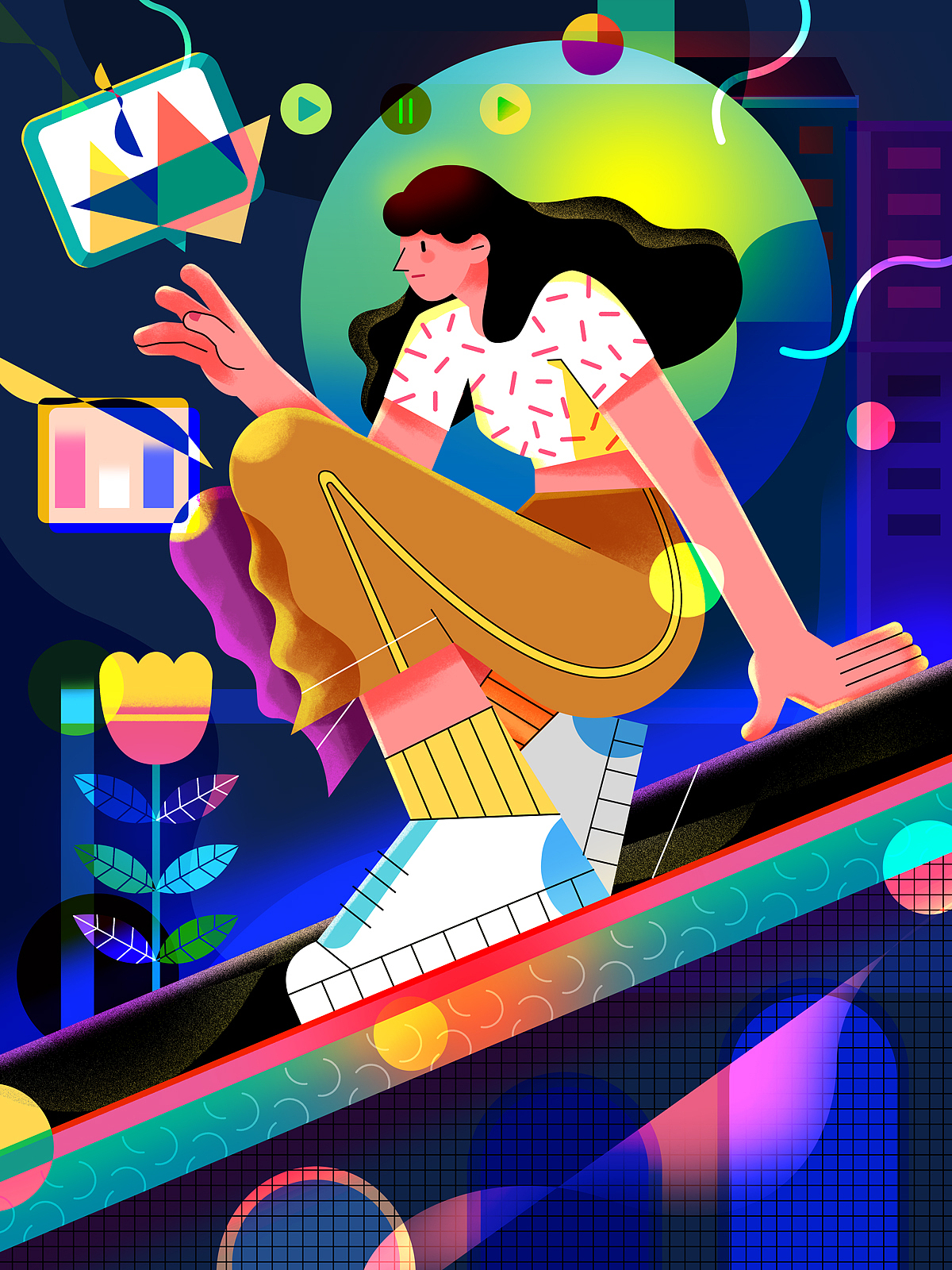 电子漫游-Electronic Roaming（图ZMjY0MDg5NDIw） - 海报 - 站酷设计师酱油叽原创素材 - 站酷ZCOOL