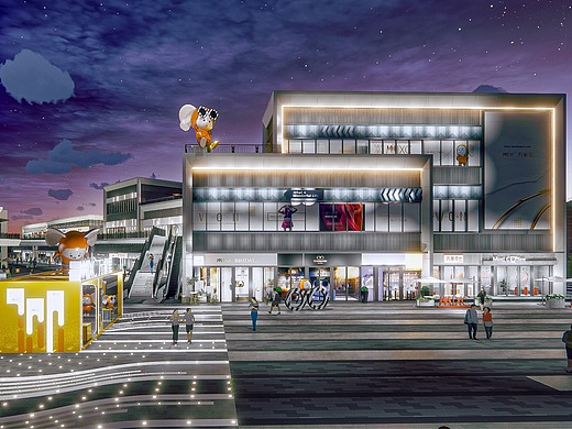 惠州华润万象天汇商业街美陈包装设计方案