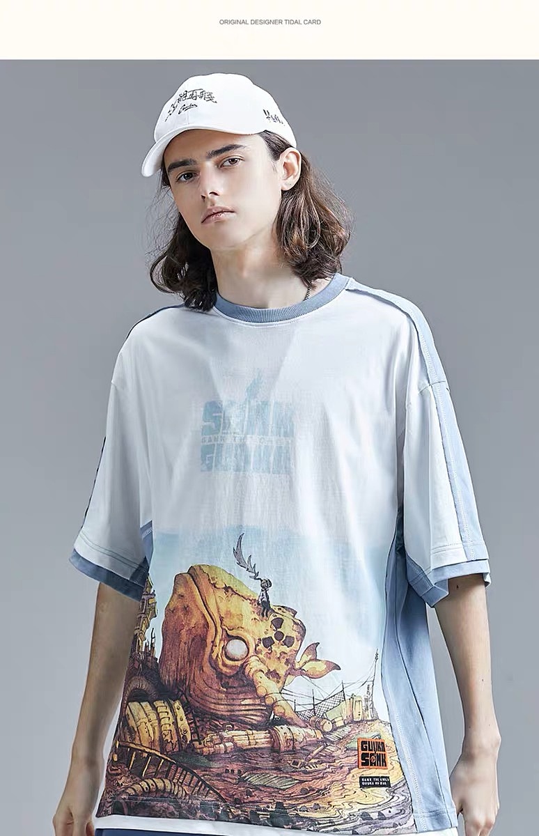 Sank Toys×GUUKA联名夏季服装。这个夏季我要你好看！（图ZMTU3NTQ1OTE2） - 休闲/流行服饰 - 站酷设计师宅仔原创素材 - 站酷ZCOOL