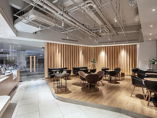 咖啡厅的灯光与墙壁设计丨成都咖啡厅设计丨川颂装饰