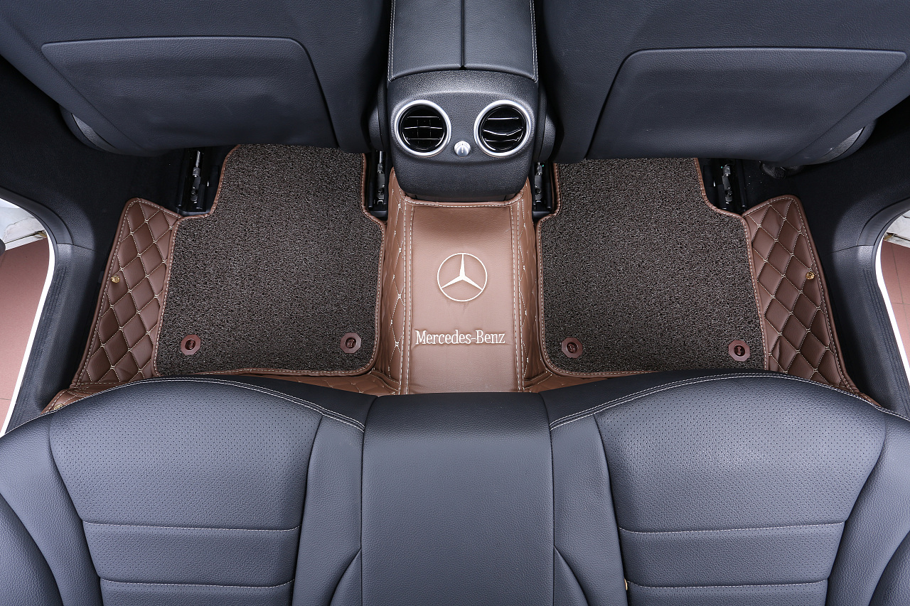 汽车脚垫拍摄 奔驰专用脚垫拍摄 原图无修