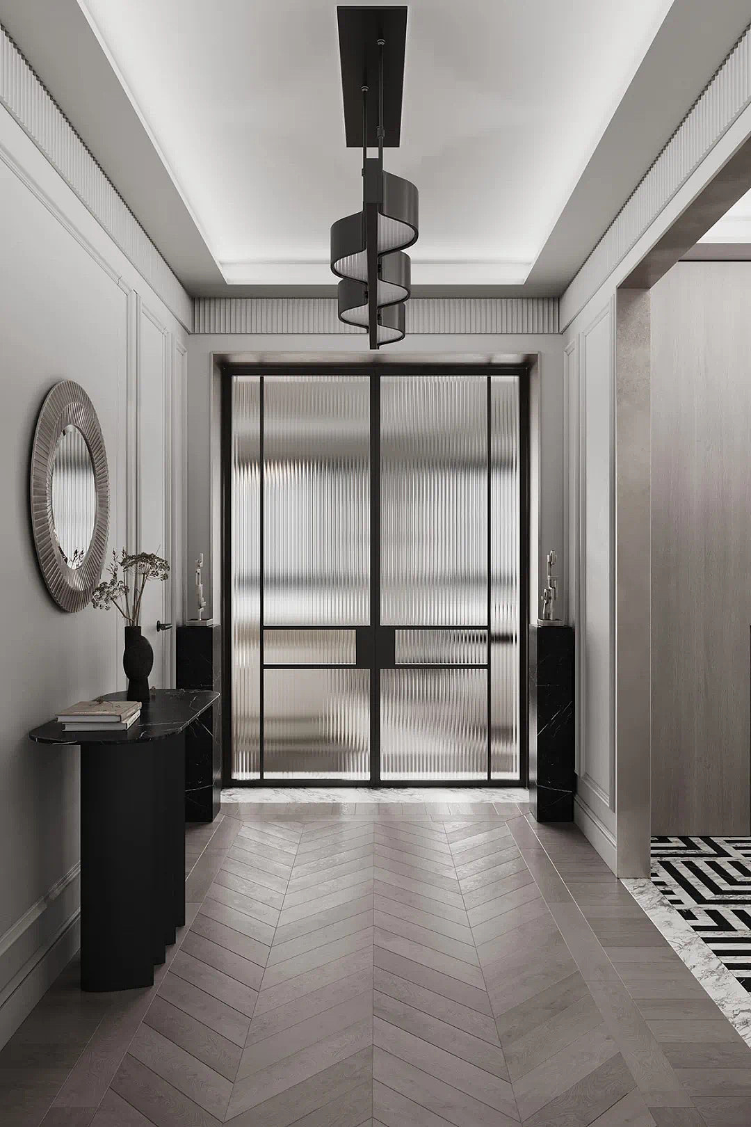 Quadro Room | 轻奢风现代法式公寓