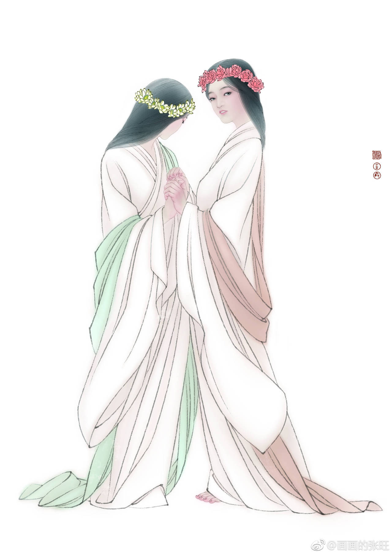 临摹张旺老师绘画