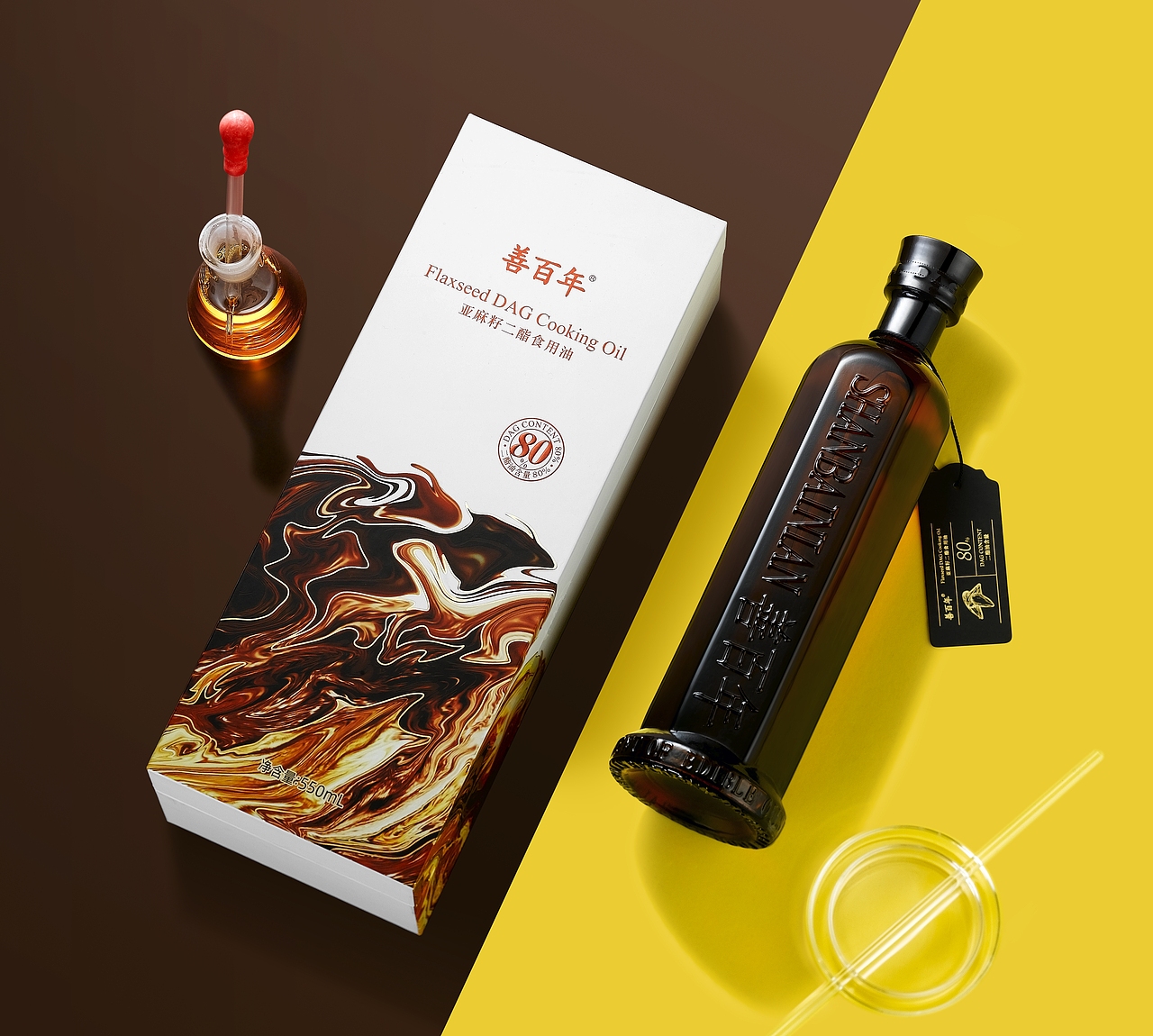 亚麻籽油包装设计