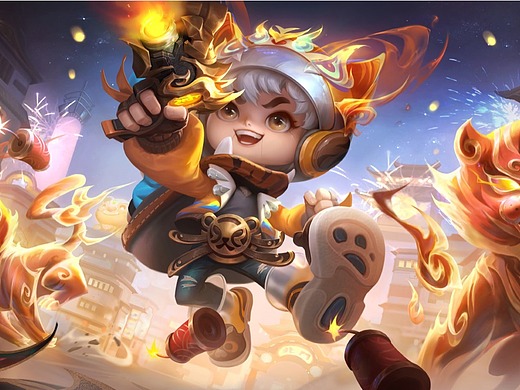 《王者荣耀》2022寅虎新年鲁班七号登录大厅