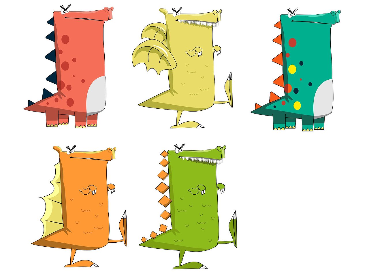 小恐龙（图ZMTg4OTIxODEy） - 创作习作 - 站酷设计师钰胖子原创素材 - 站酷ZCOOL