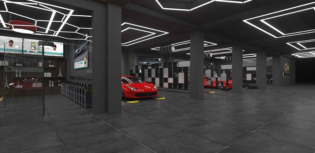 汽车修理厂装修案例