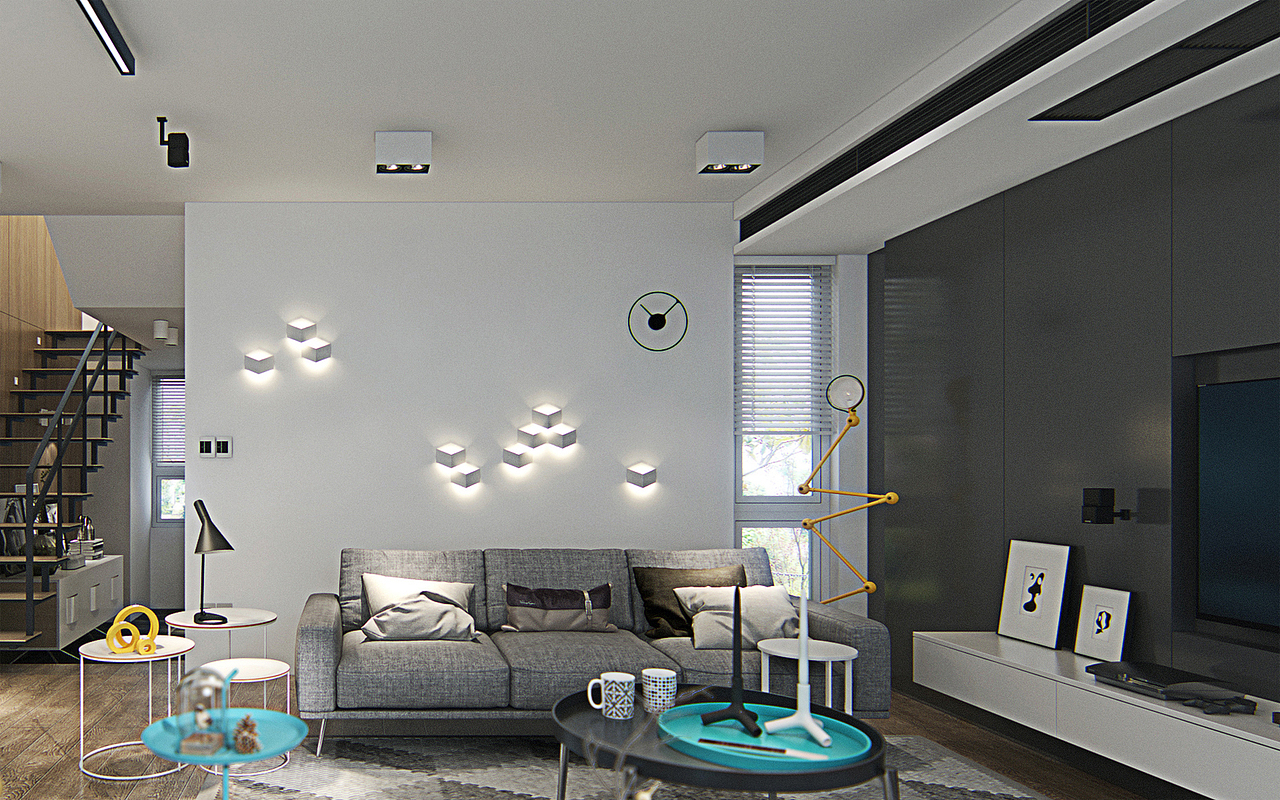 万科城市花园中套叠加户型