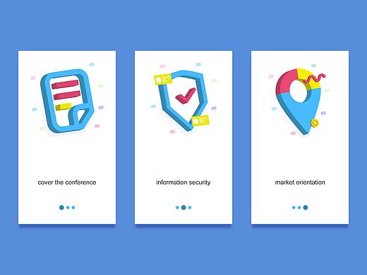 2.5D-引导页插画