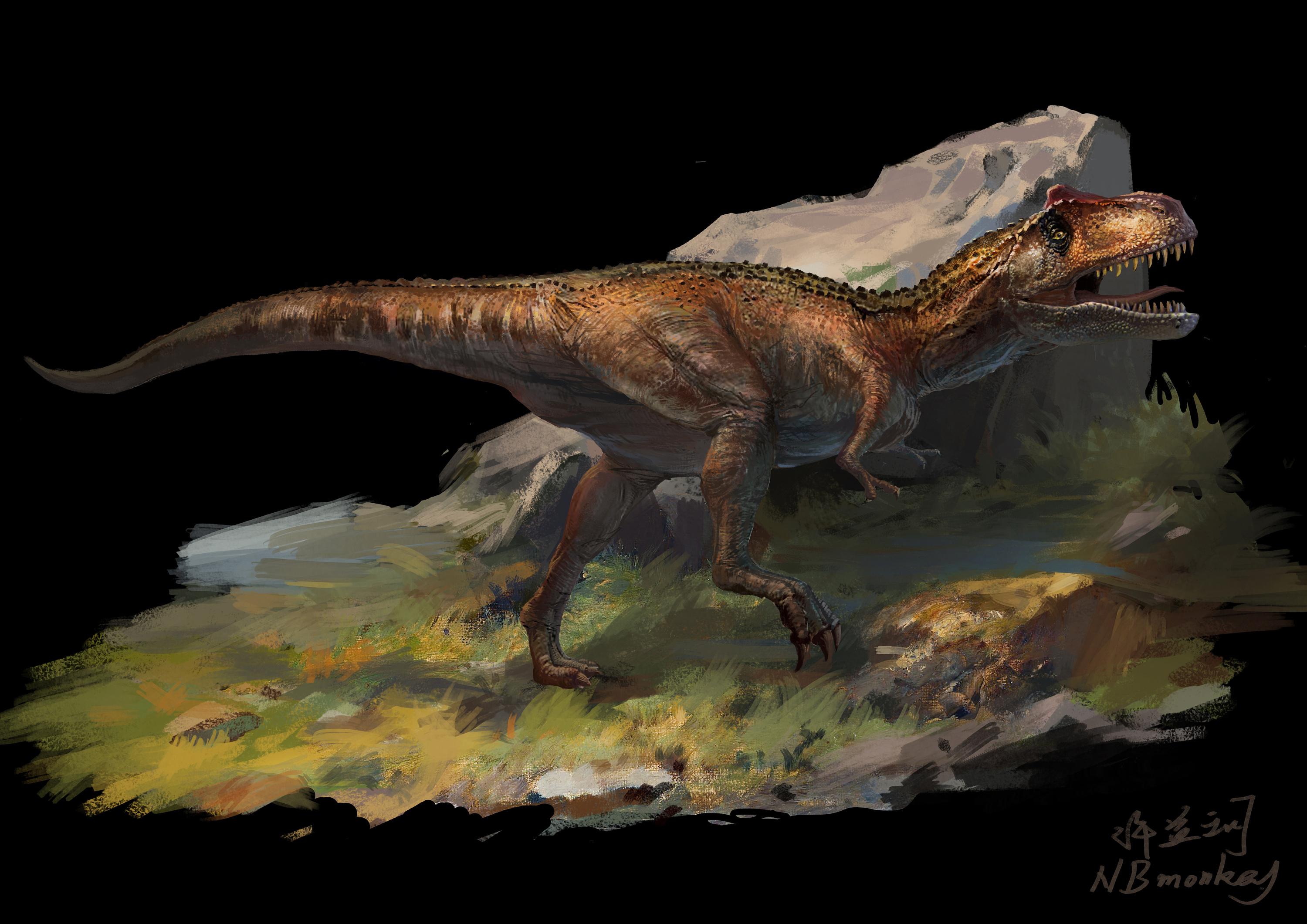 恐龙|插画|商业插画|nb猴子 - 原创作品 - 站酷 (zcool)