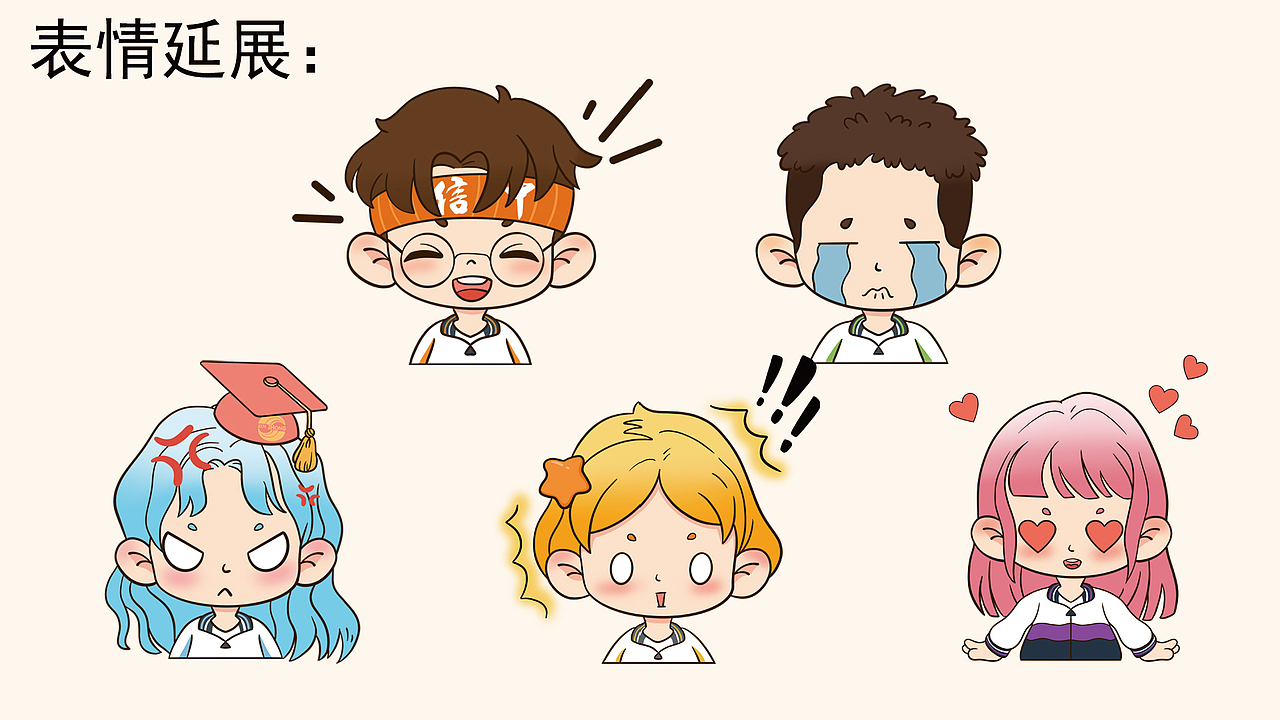 IP形象设计|学校IP形象设计|原创（图ZMjk2NTk4NTE2） - IP形象 - 站酷设计师黎橙子原创素材 - 站酷ZCOOL