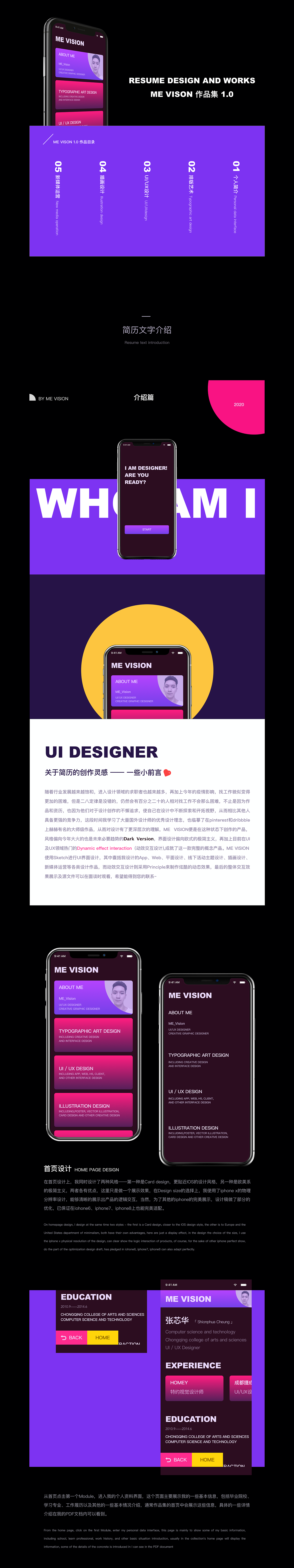 ME VISION 1.0 作品小结