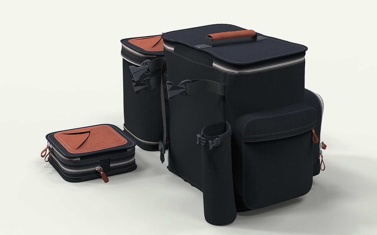 MarvelousDesigner出图--keyshot渲染-箱包产品