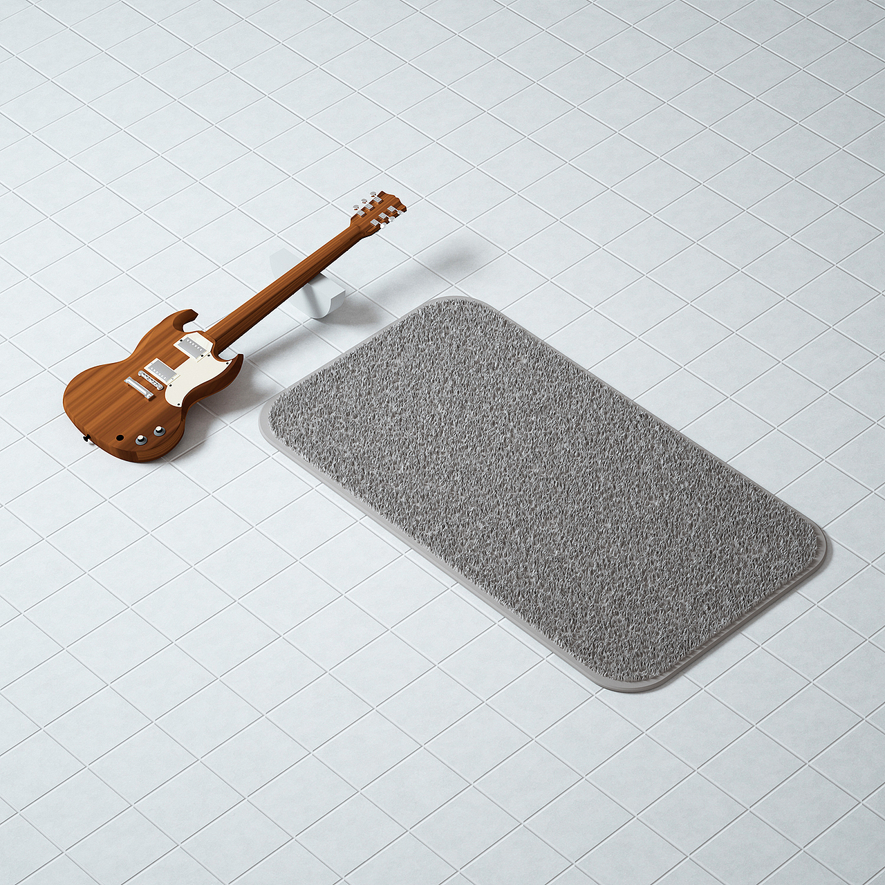 c4d-地毯建模与渲染