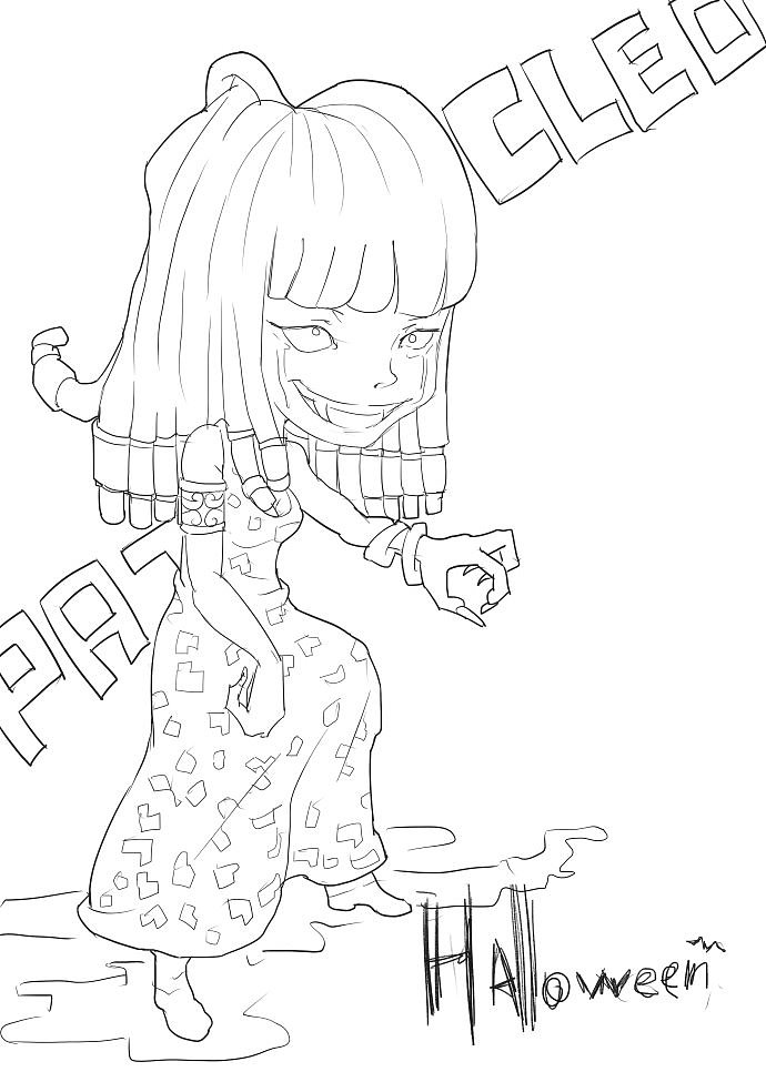 埃及妖怪,其实我觉得扮妖怪的妹子长得很可爱