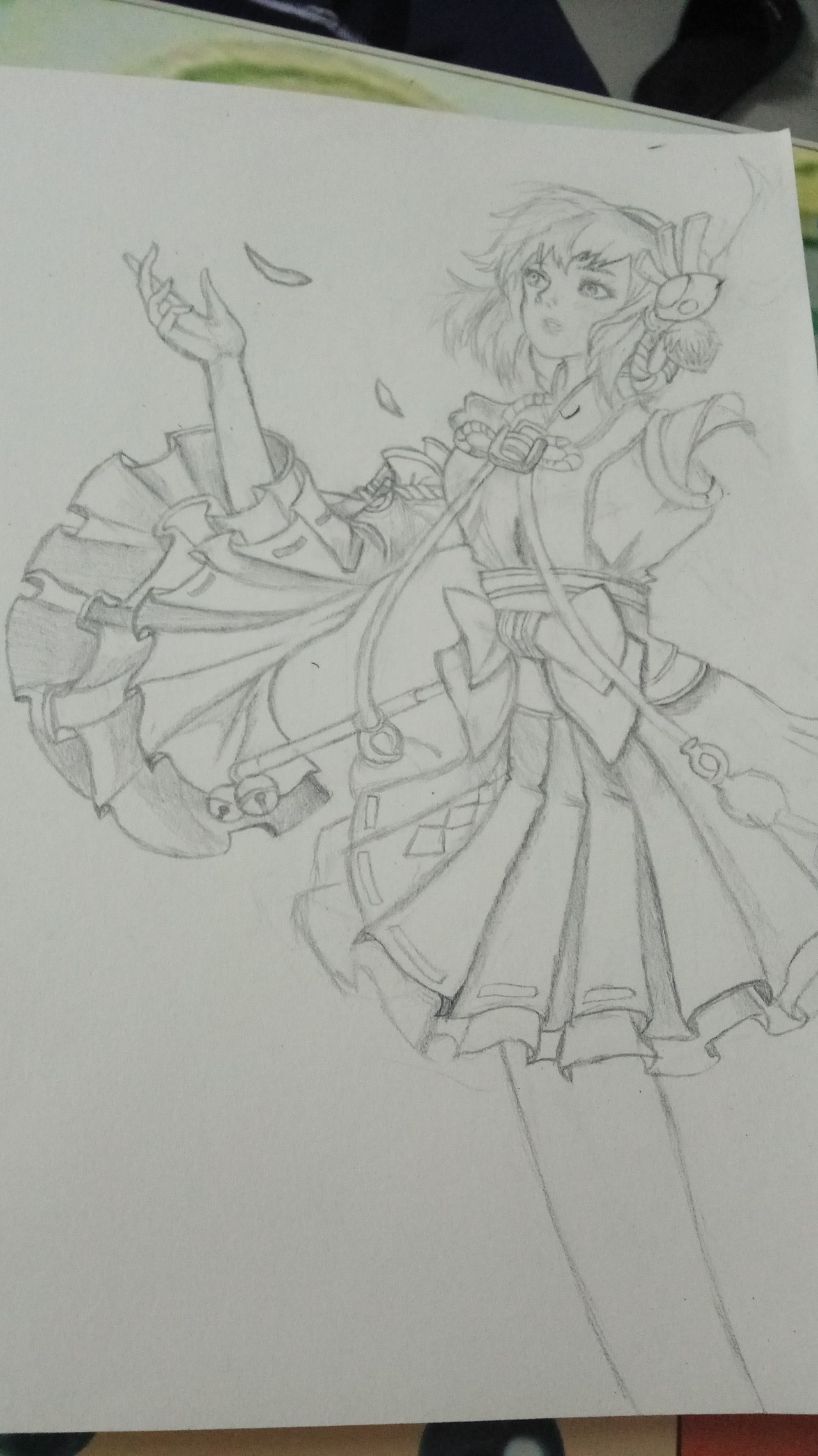 《王者荣耀》大桥手绘步骤图