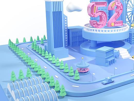 C4D包装建模渲染