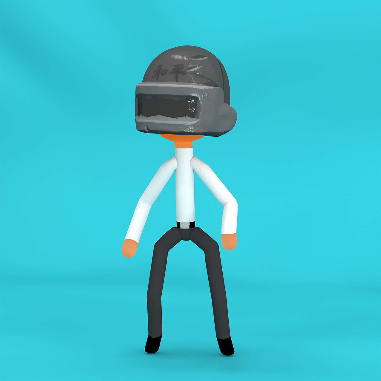 Cinema 4D 卡通火柴人角色建模渲染（图ZMjE1MTMwODky） - 人物/生物 - 站酷设计师文道洛月月原创素材 - 站酷ZCOOL