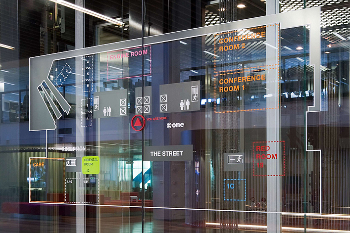 奋发设计分享办公标识