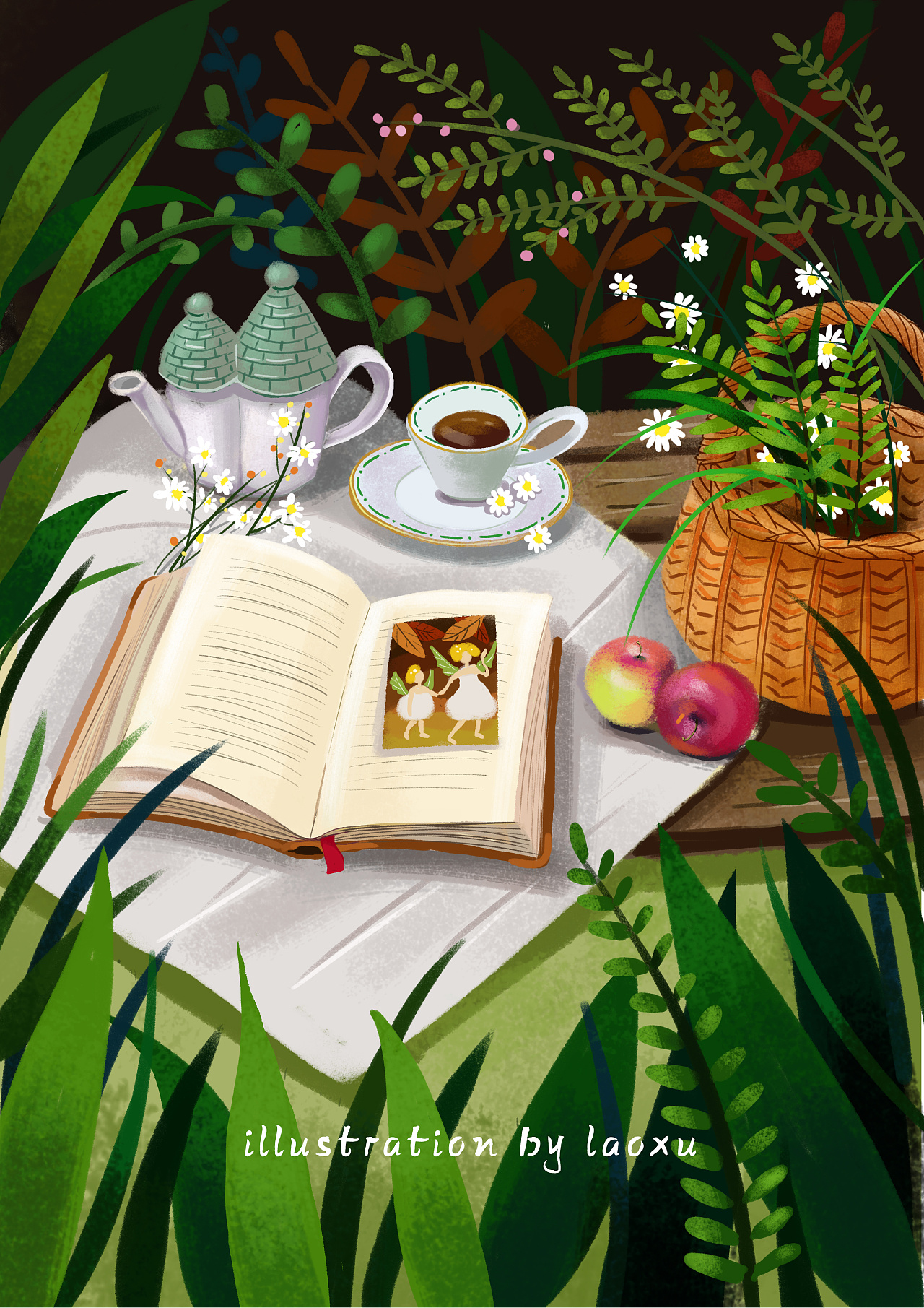 原创插画—慢时光