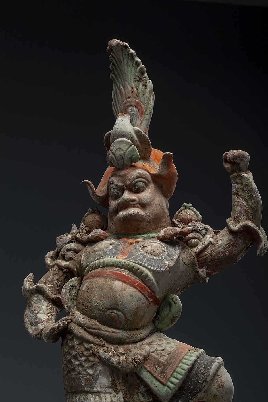 陶彩绘天王俑|摄影|时尚/艺术摄影|文颜观悟 - 原创作品 - 站酷